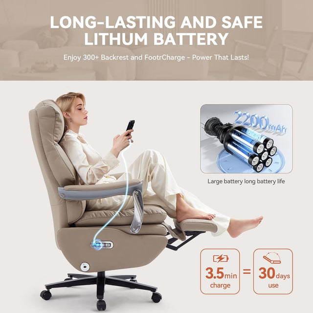 Early Spring 49%Off💥SOFTREST Executive Office Chair with Footrest